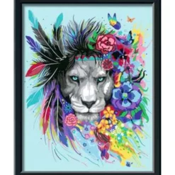 Verven / Schilderen>Ravensburger Schilder Op Nummer Creart Boho Leeuw