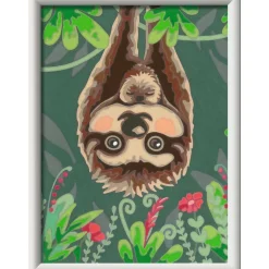 Verven / Schilderen>Ravensburger Schilderen Op Nummer Luiaard