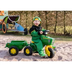 Tractoren></noscript>Rolly Toys Traptractor John Deere met Aanhanger