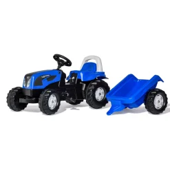 Tractoren> Rolly Toys Traptractor Landini met Aanhanger