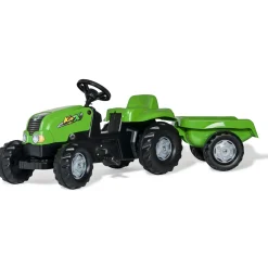 Tractoren>Rolly Toys Traptractor RollyKid-X +Aanhanger Groen
