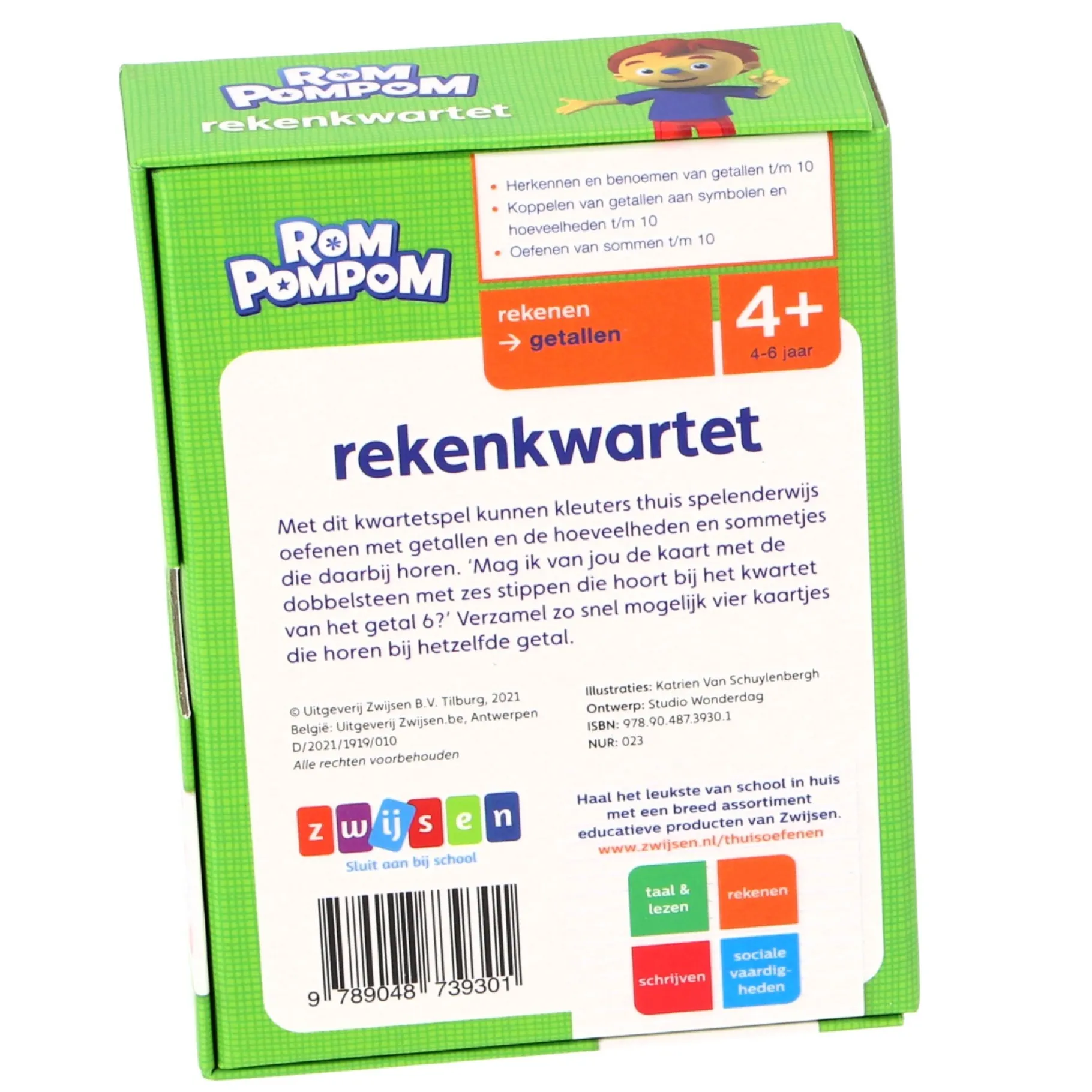 Kwartet>Zwijsen Rompompom Rekenkwartet