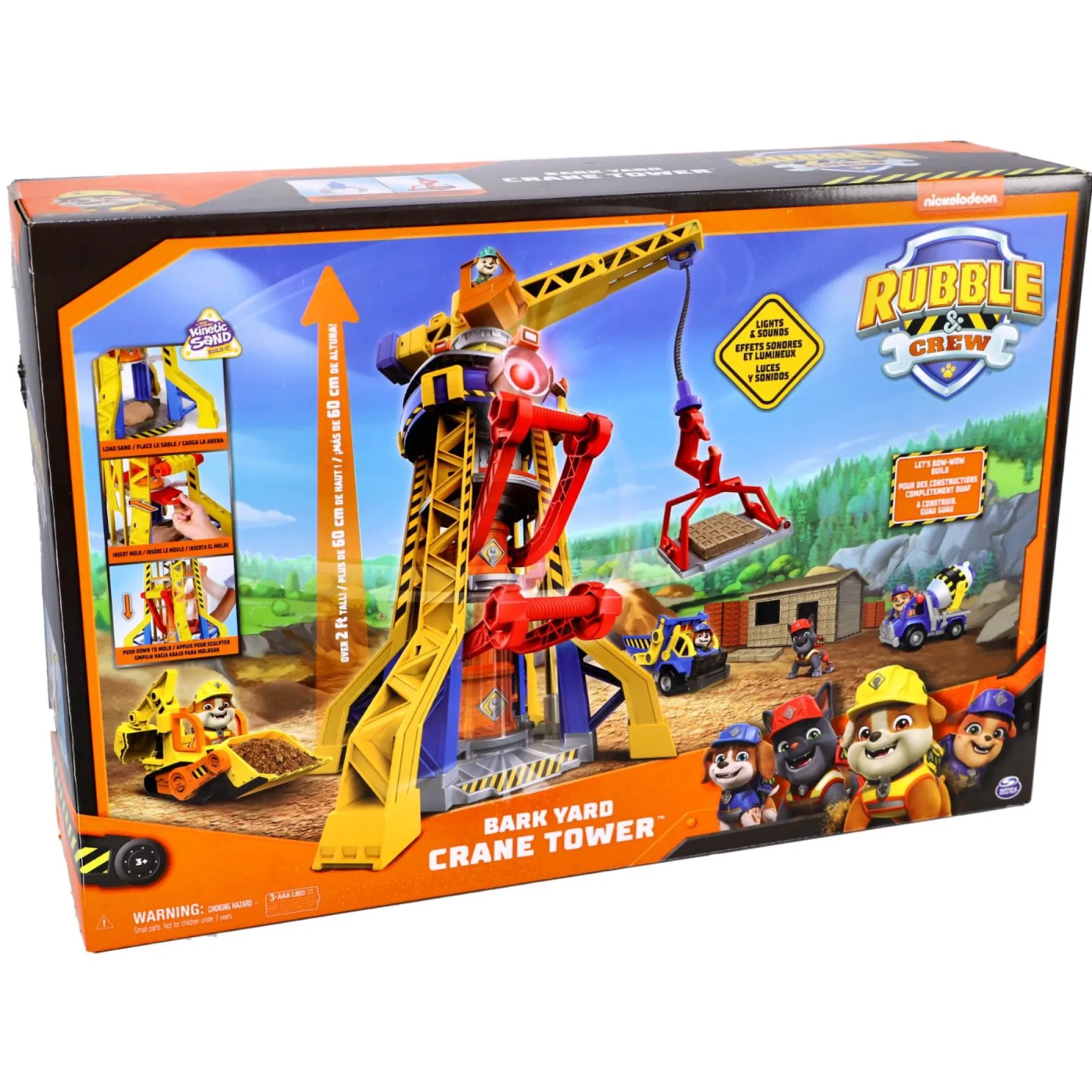 Speelsets|Jongens>Spinmaster Rubble & Crew Bark Yard Crane Tower