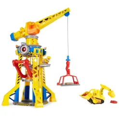 Speelsets|Jongens>Spinmaster Rubble & Crew  Bark Yard Crane Tower