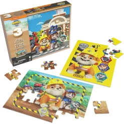Legpuzzels> Rubble & Crew Houten Puzzel in Houten Box 3x24 St