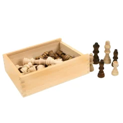 Spel Accessoires> Schaakstukken in kistje 7,7 cm