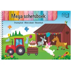 Papier> Schetsboek A3 Ringband 40 Vellen