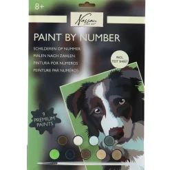 Verven / Schilderen> Schilderen op nummer hond