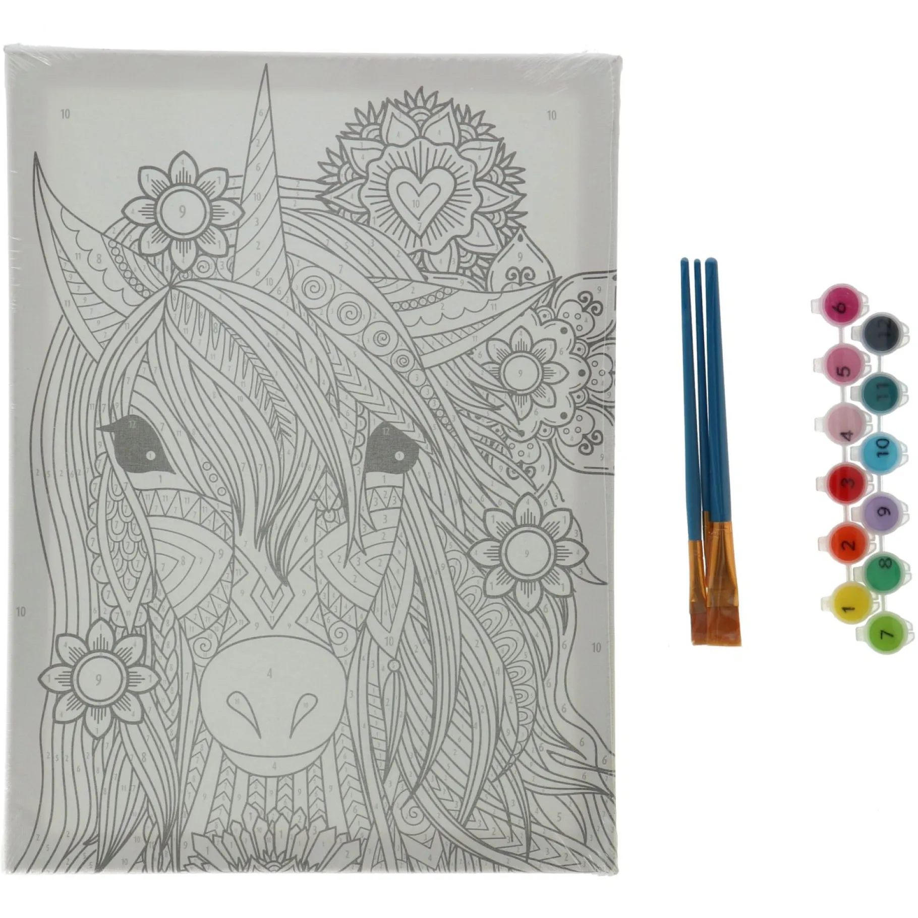 Verven / Schilderen> Schilderen Op Nummer Unicorn Canvas 30X40