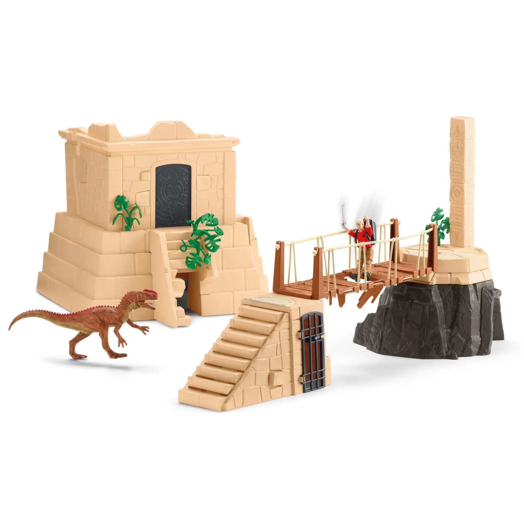 Speelsets|Jongens> Schleich 42657 Dino Temple Conquest