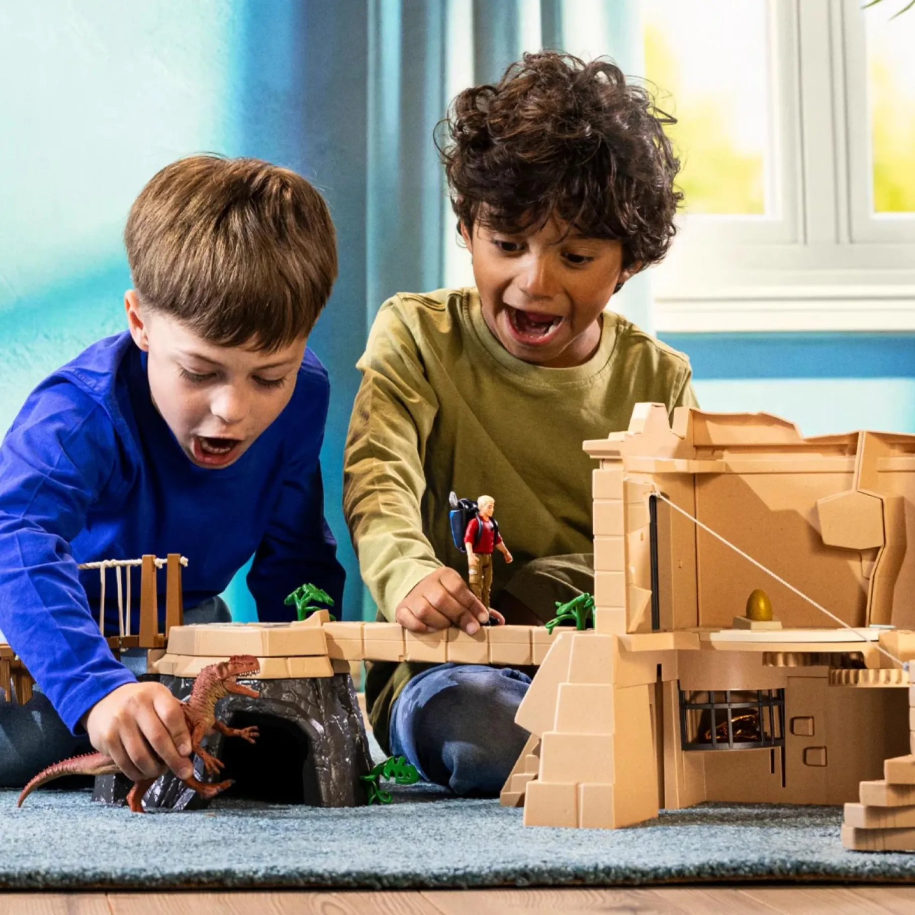 Speelsets|Jongens> Schleich 42657 Dino Temple Conquest