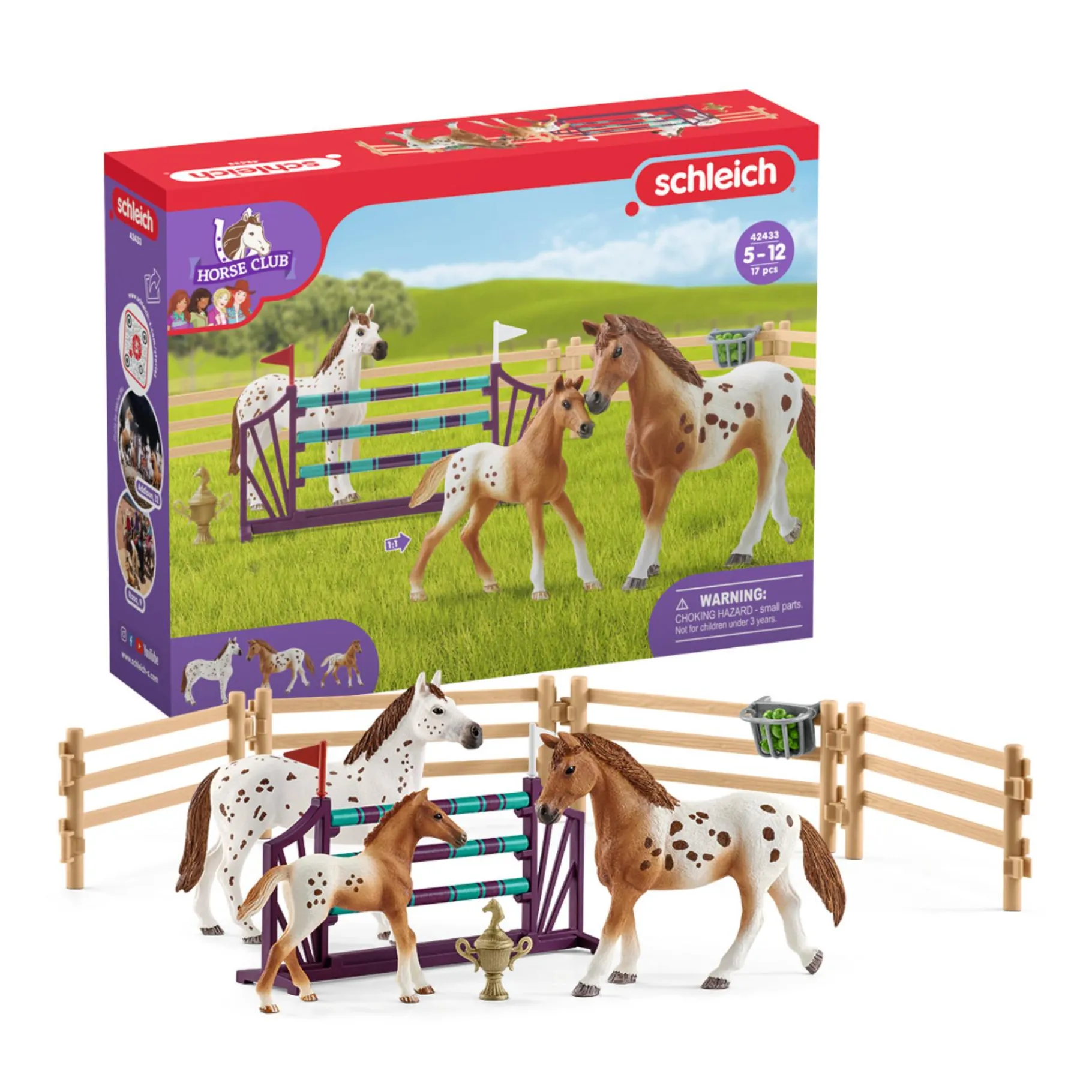 Speelsets|Jongens>Schleich 42433 Horse Club Lisa's Toernooi Training