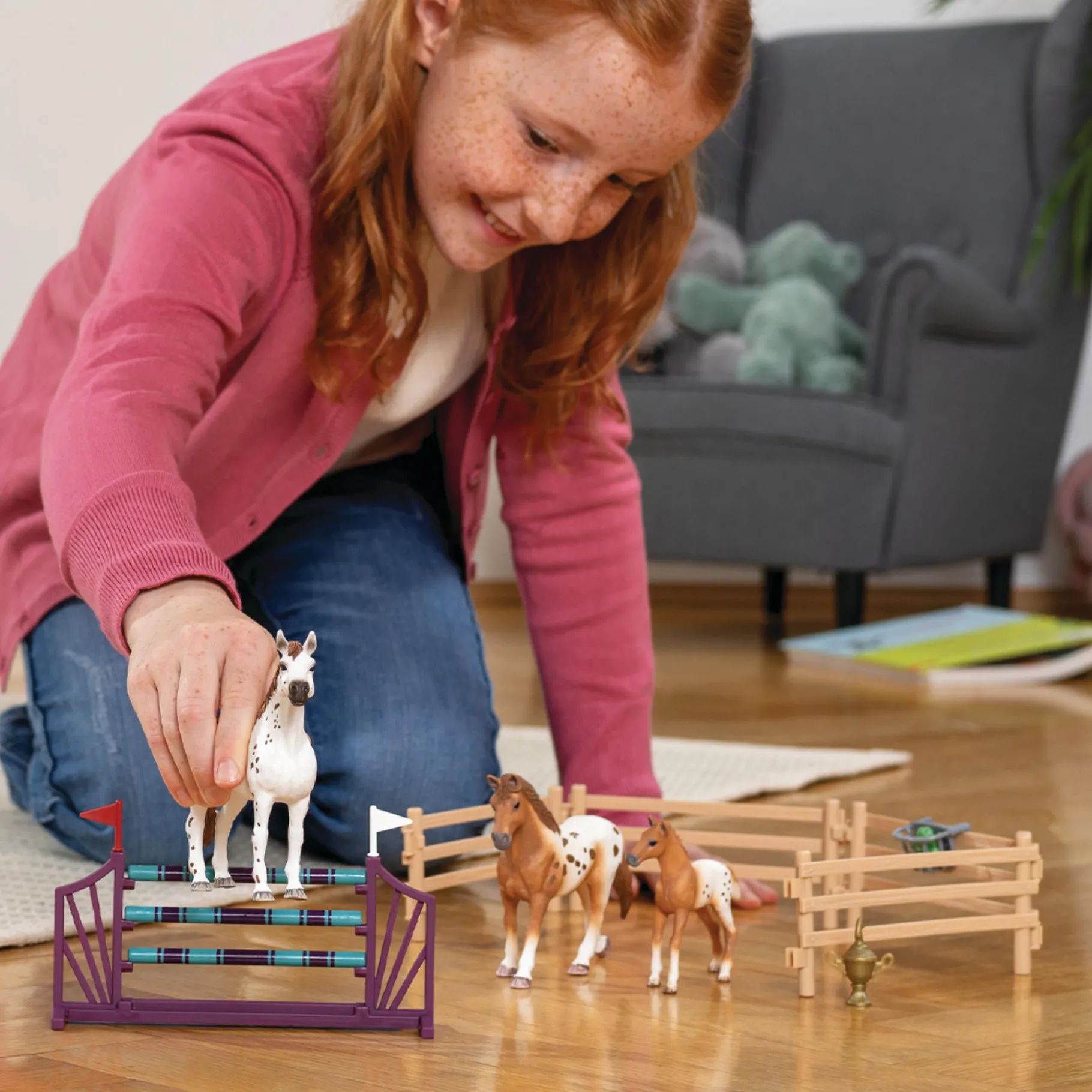 Speelsets|Jongens>Schleich 42433 Horse Club Lisa's Toernooi Training