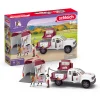 Speelsets|Jongens> Schleich 42704 Mobile Vet With Trailer