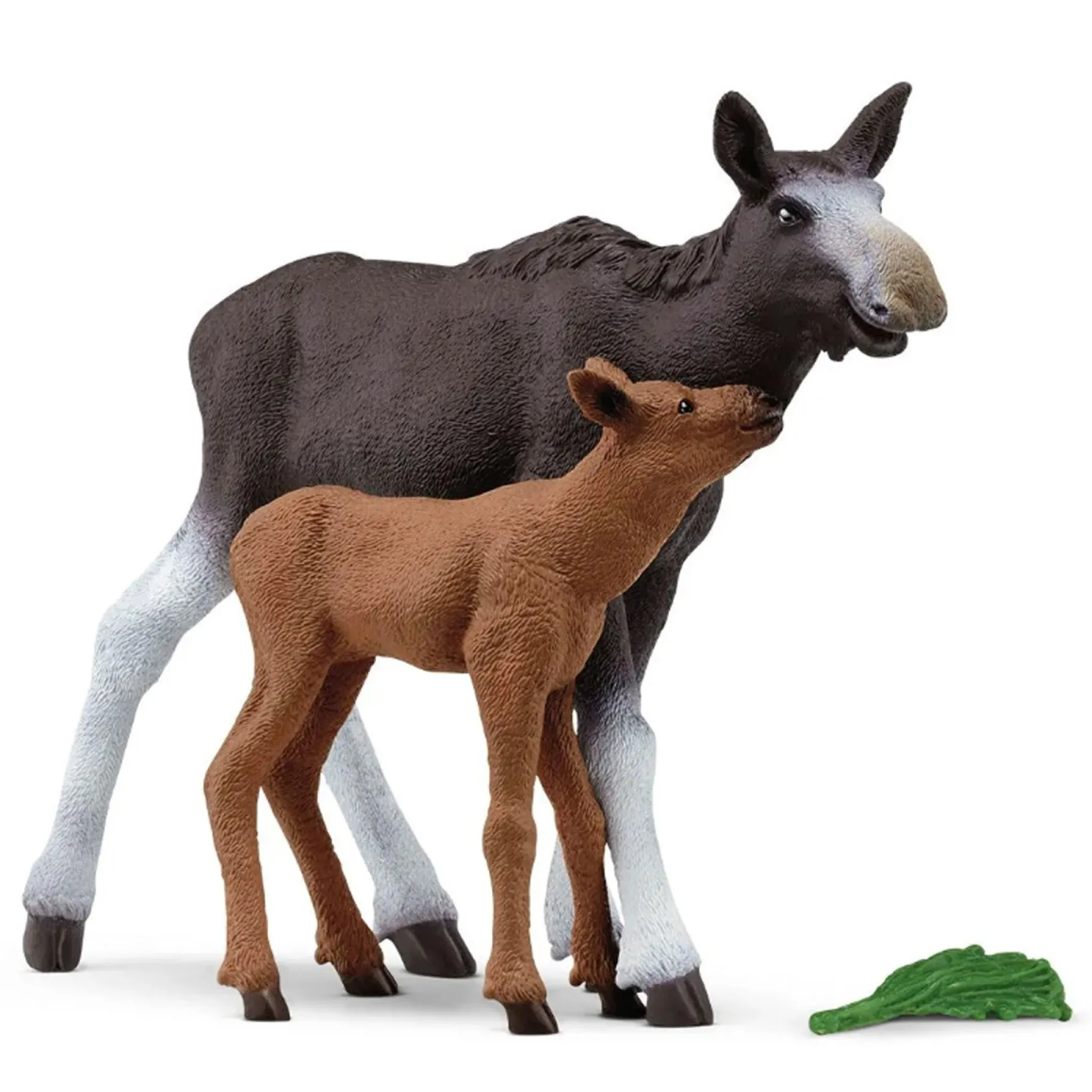 Speelfiguren>Schleich 42603 Moose with Calf (NatGeo)
