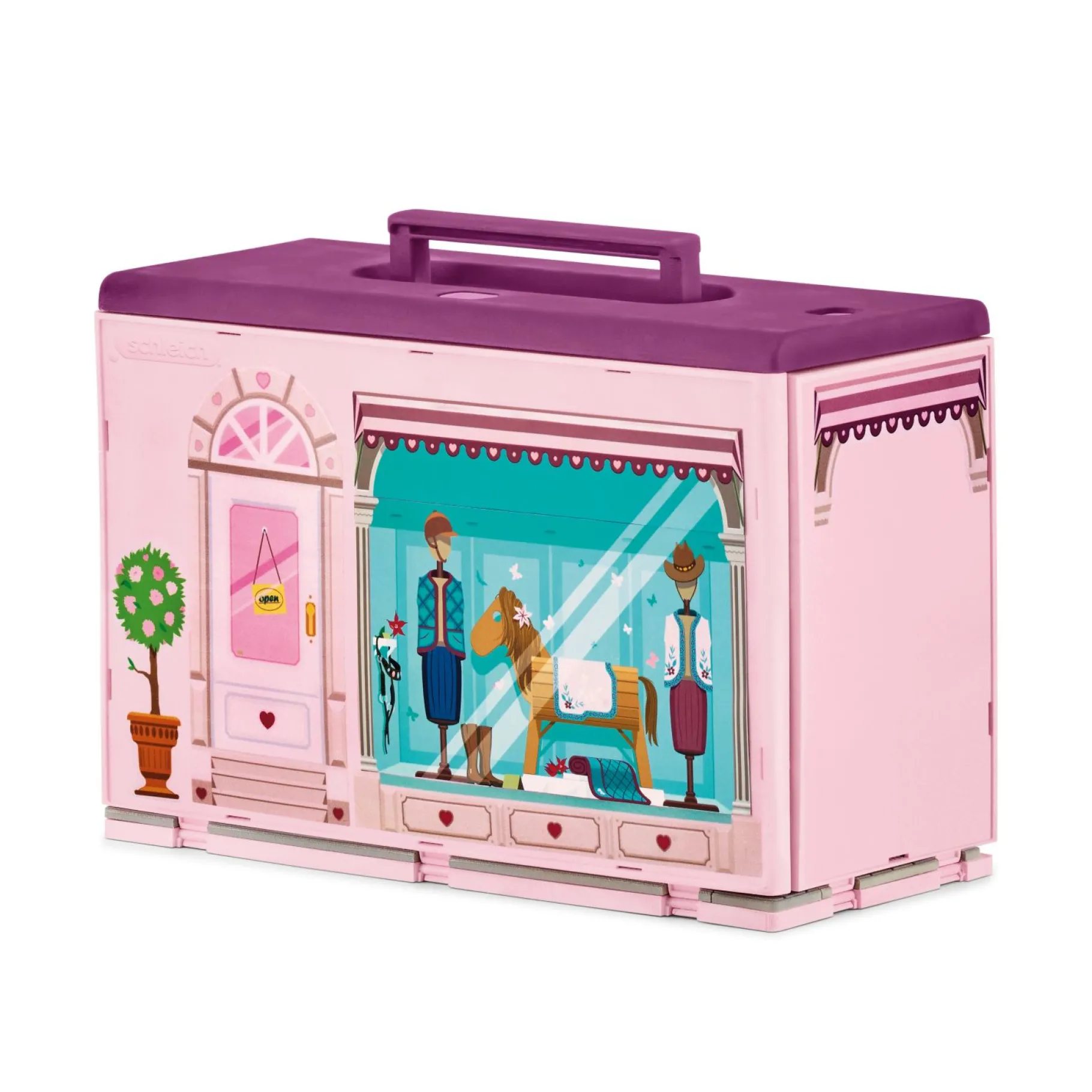 Speelfiguren>Schleich 42587 Paarden pop-up Boetiek