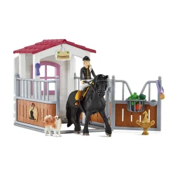 Speelsets|Jongens>Schleich 42437 Paardenbox Met Paard Princess & Tori