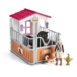 Speelsets|Jongens>Schleich 42437 Paardenbox Met Paard Princess & Tori