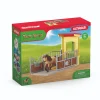 Speelfiguren> Schleich 42609 ponybox met Ijslandse ponyhengst