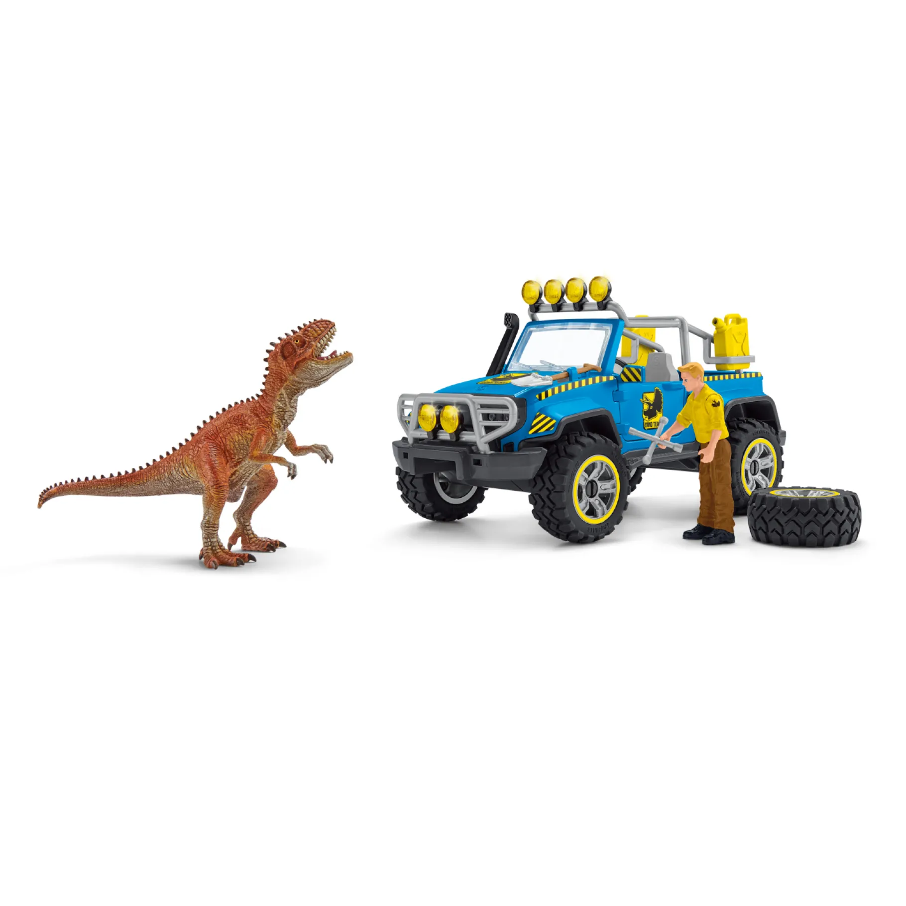 Dino's|Jongens>Schleich 41464 Terreinwagen Met Dino-Buitenpost