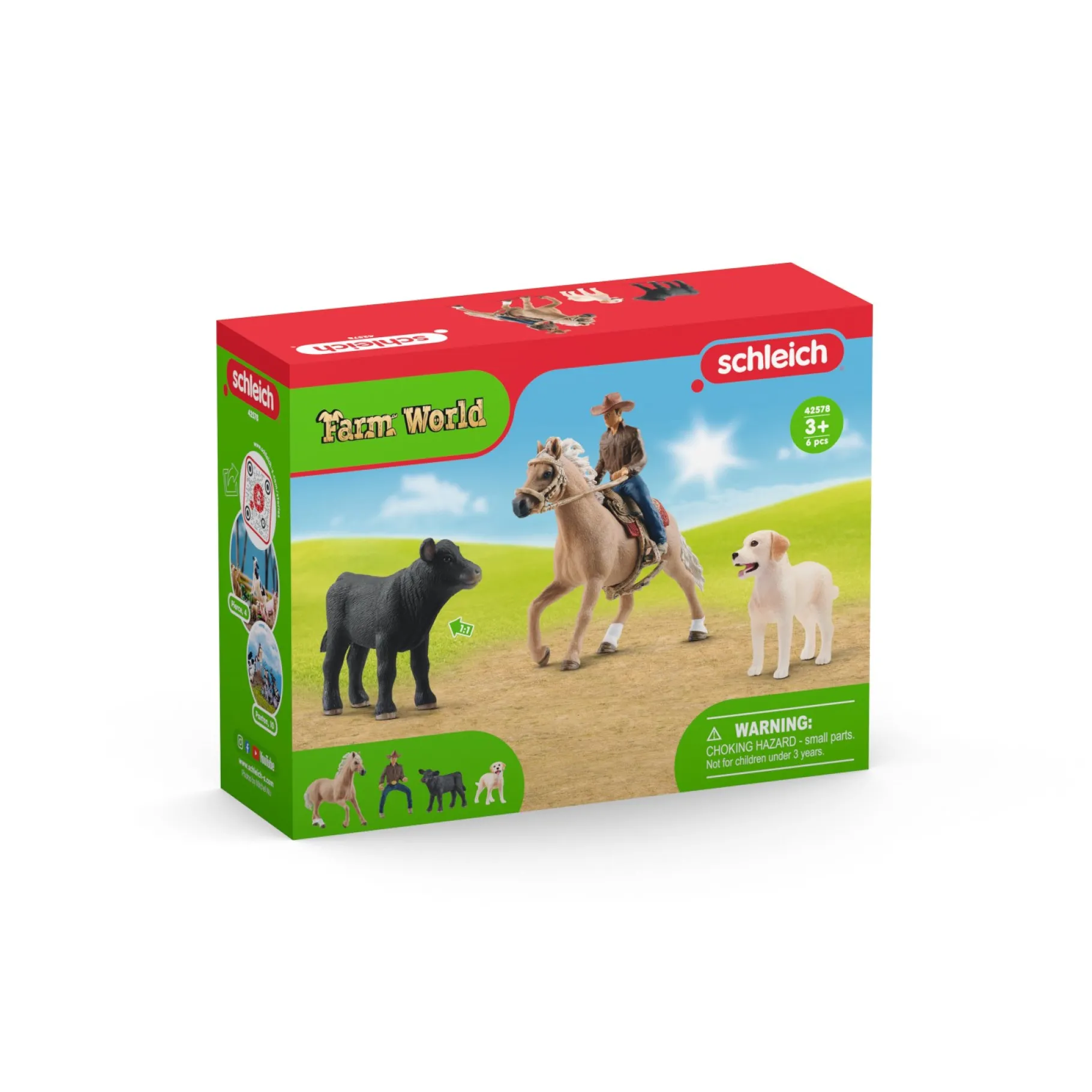 Speelfiguren>Schleich 42578 Western Rijden