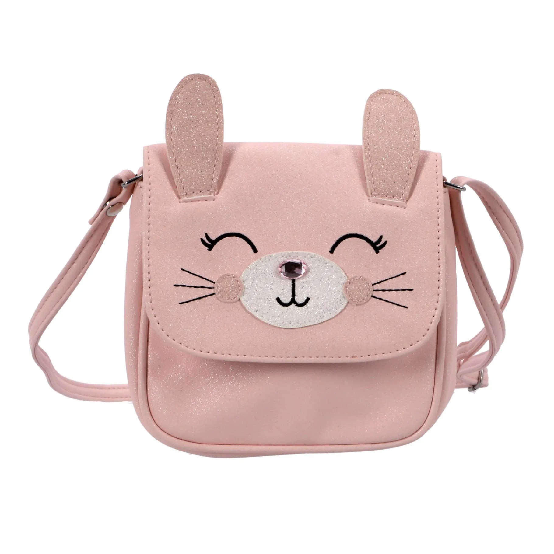 Tassen> Schoudertasje Roze Kat