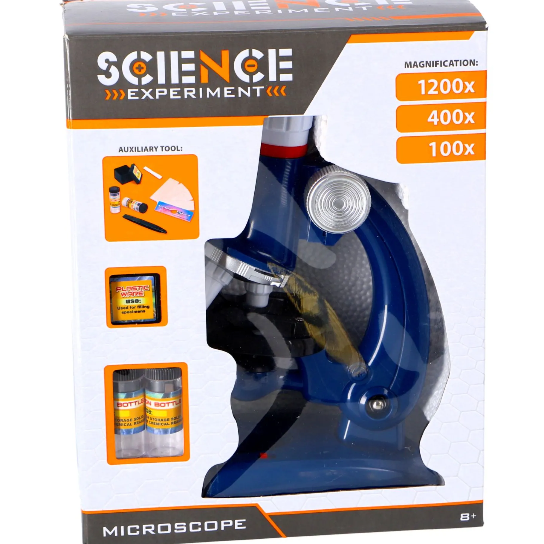 Wetenschapsspellen|Jongens>Science Microscoop 1200 X B/O