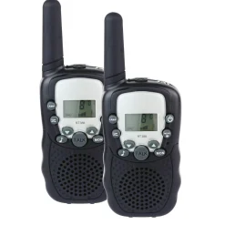Jongens|Spionsets>Science Walkie Talkie Twinset Zwart 3 Km