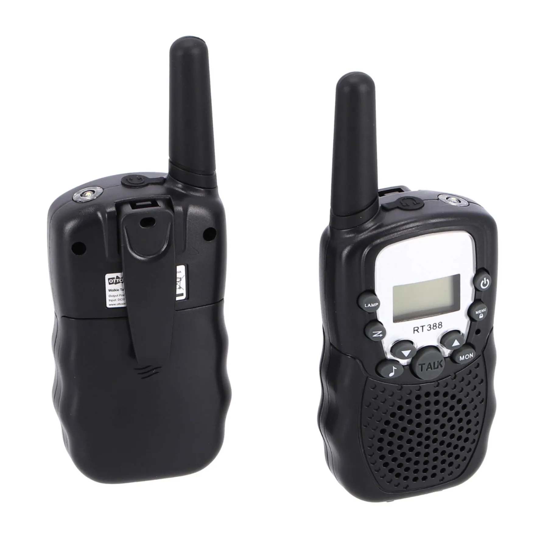 Jongens|Spionsets>Science Walkie Talkie Twinset Zwart 3 Km