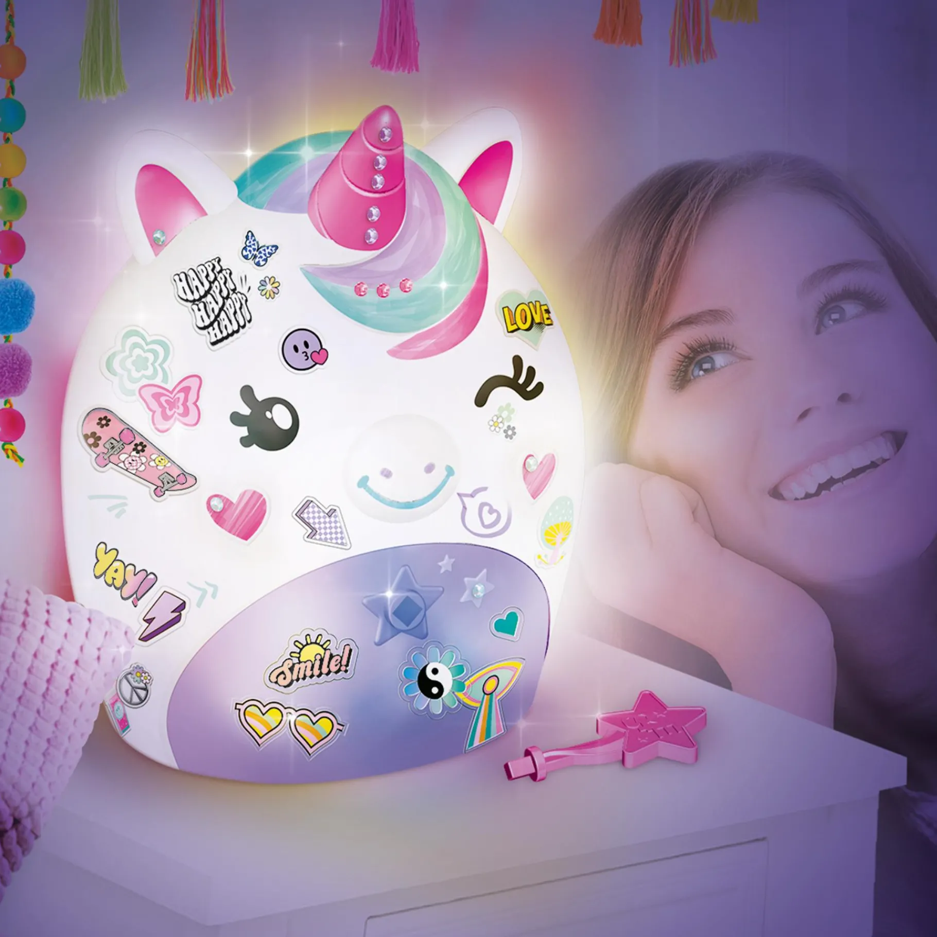 Knutselsets> Secret Deco DIY Unicorn Lamp