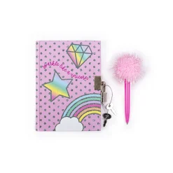 Dagboeken> Secret Diary Met PomPom Pen