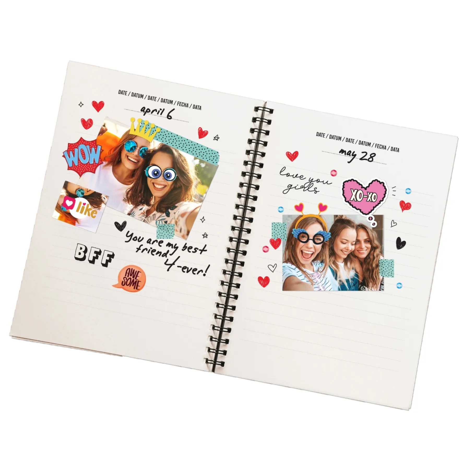 Dagboeken> Selfie dagboek maken