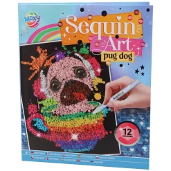 Verven / Schilderen> Sequin Art 20 x 25 cm 12 kleuren 2 assorti