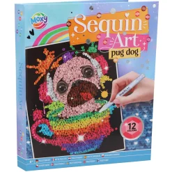 Verven / Schilderen> Sequin Art 20 x 25 cm 12 kleuren 2 assorti