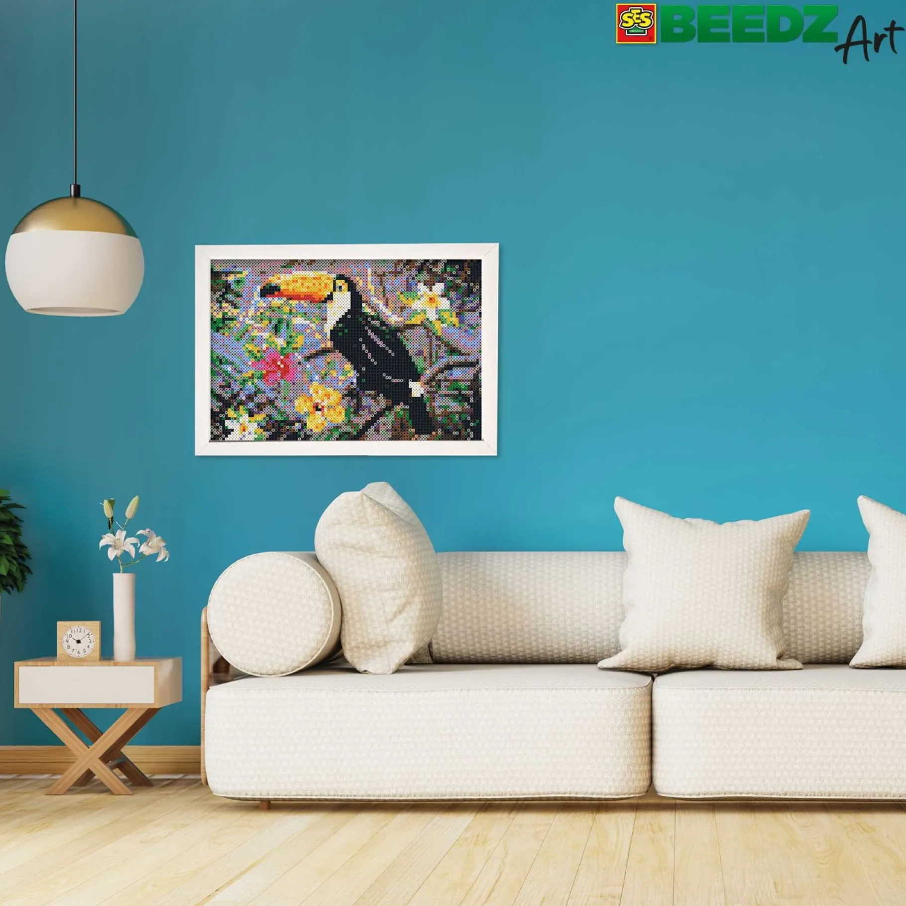 Strijkkralen>Ses BEEDZ ART: Strijkkralen Toekan