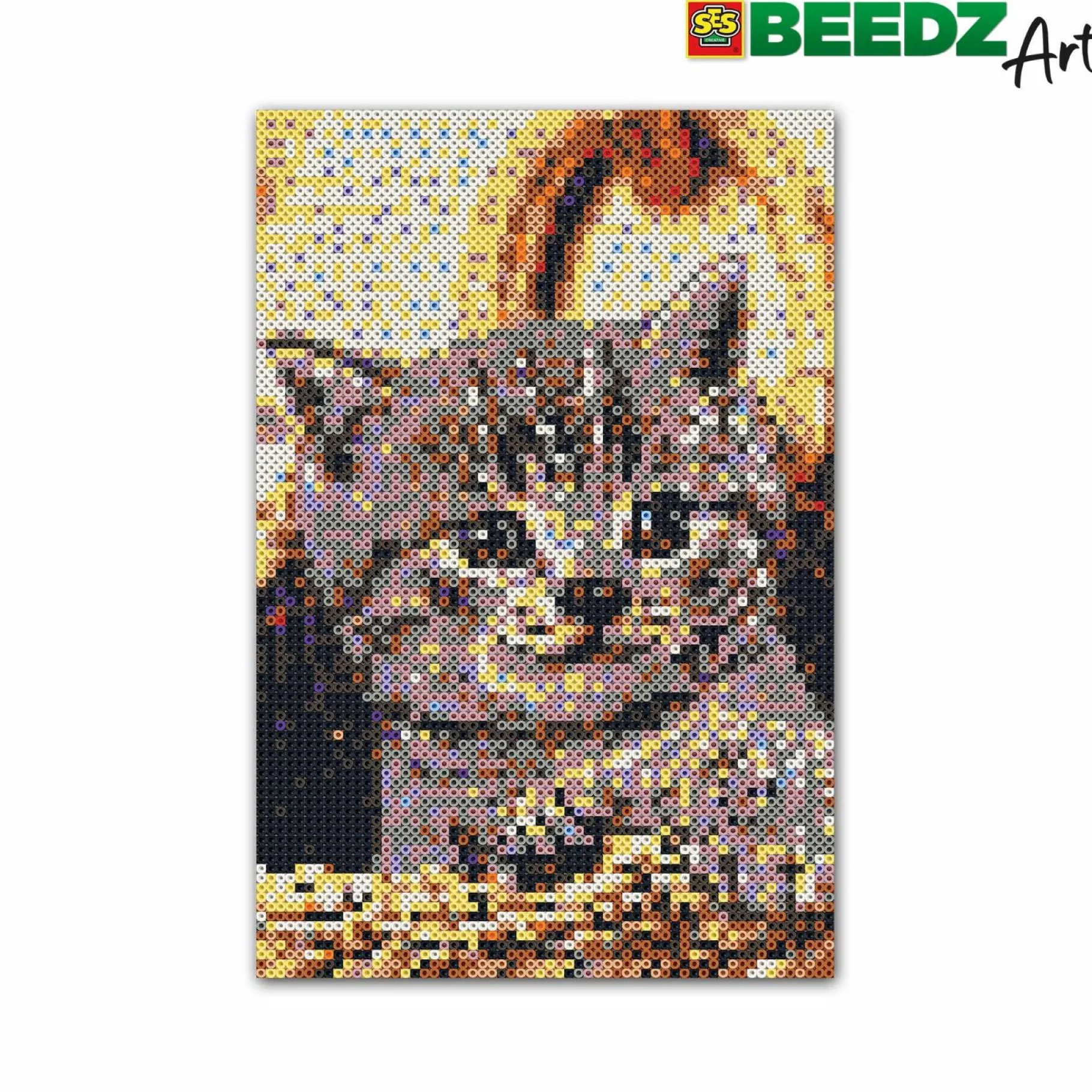 Strijkkralen>Ses BEEDZ ART: Strijkkralen Poes