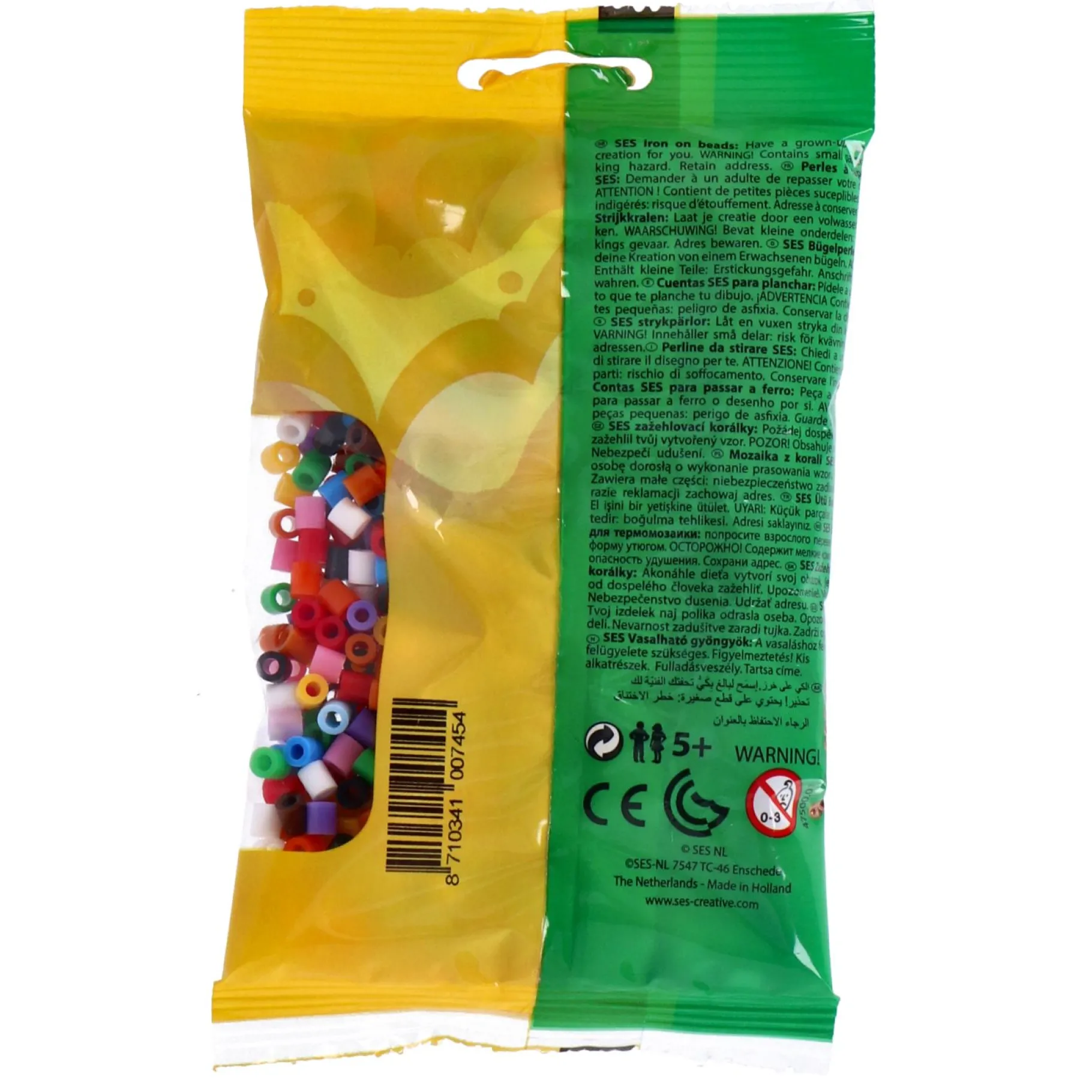 Strijkkralen|Plucheknuffels>Ses Beedz Strijkkralen Basic Mix 1000 Stuks