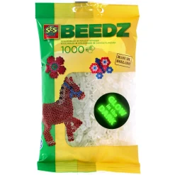 Strijkkralen|Plucheknuffels>Ses Beedz Strijkkralen Glow In The Dark  1000 Stuks