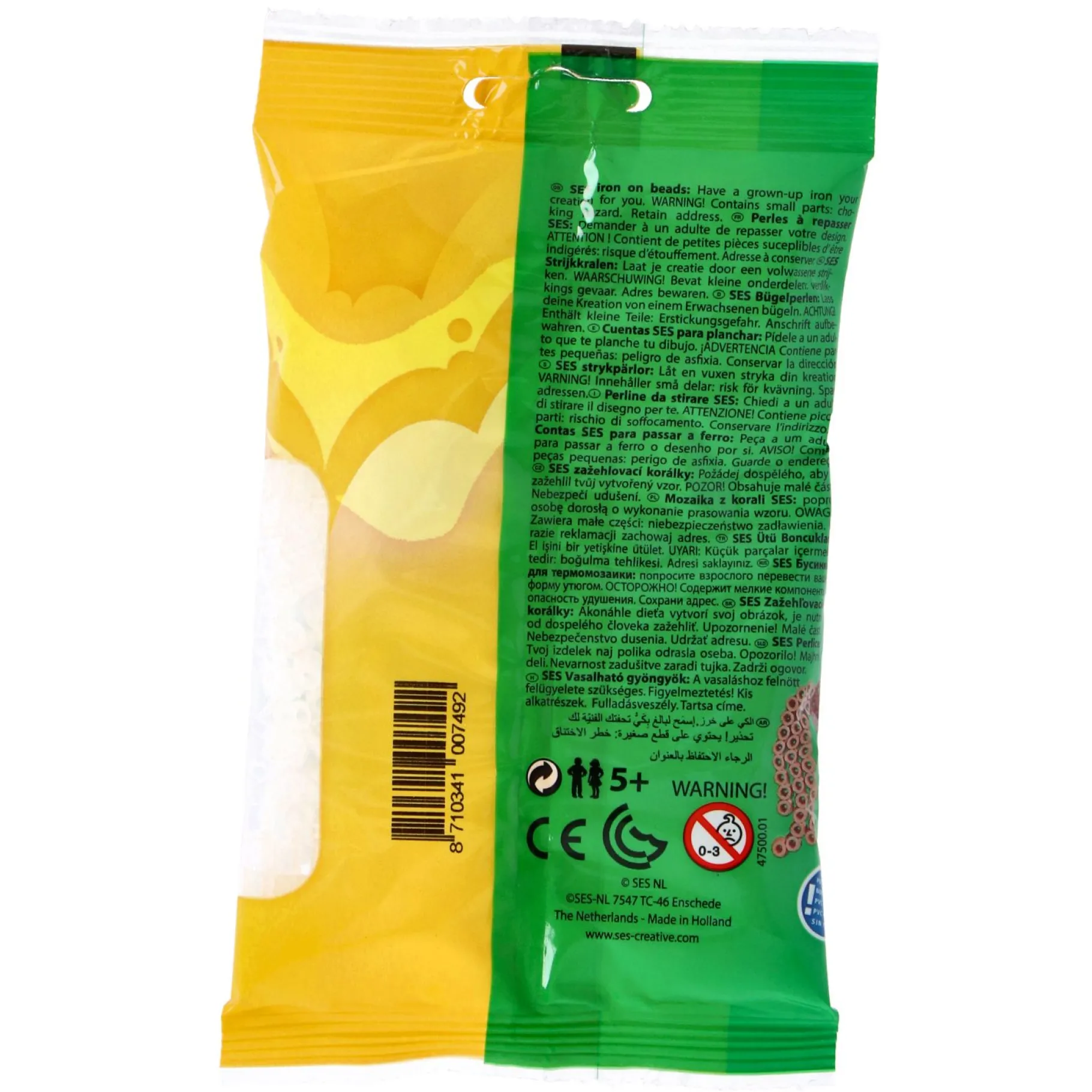 Strijkkralen|Plucheknuffels>Ses Beedz Strijkkralen Glow In The Dark 1000 Stuks