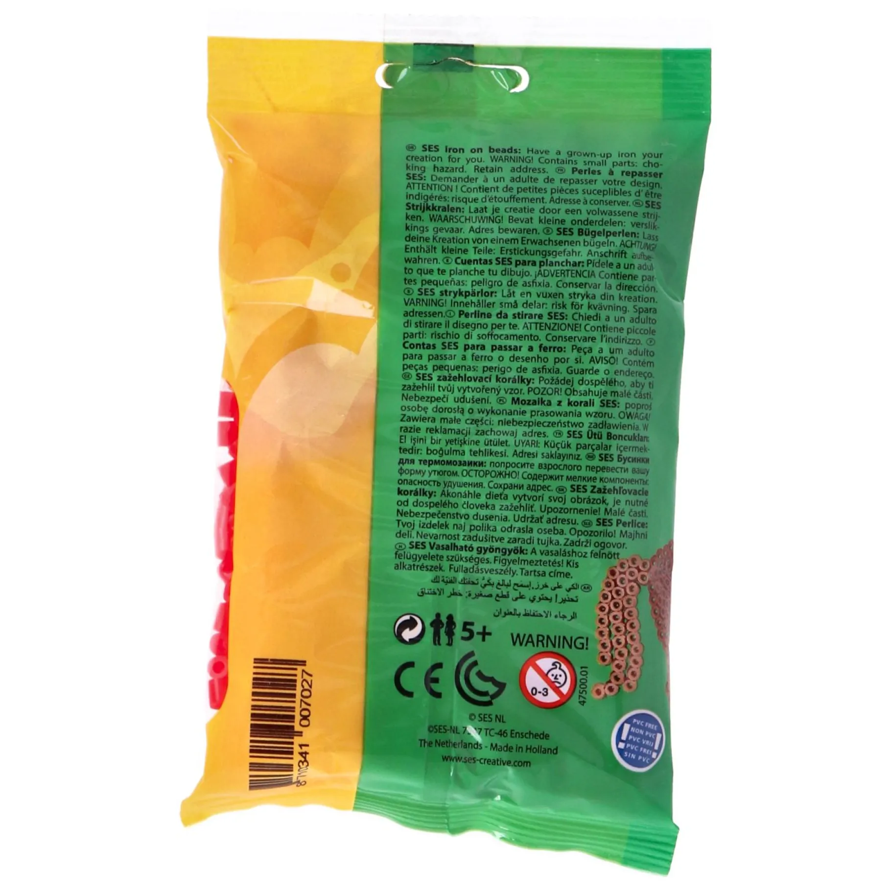 Strijkkralen|Plucheknuffels>Ses BEEDZ Strijkkralen Rood 1000 Stuks