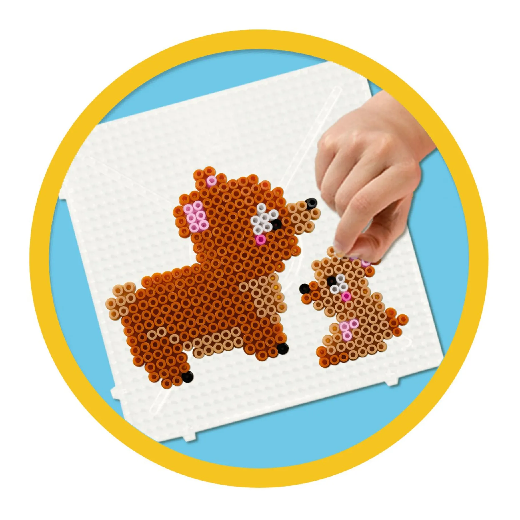 Strijkkralen>Ses Beedz strijkkralen schattige familie dieren 1800 stuks