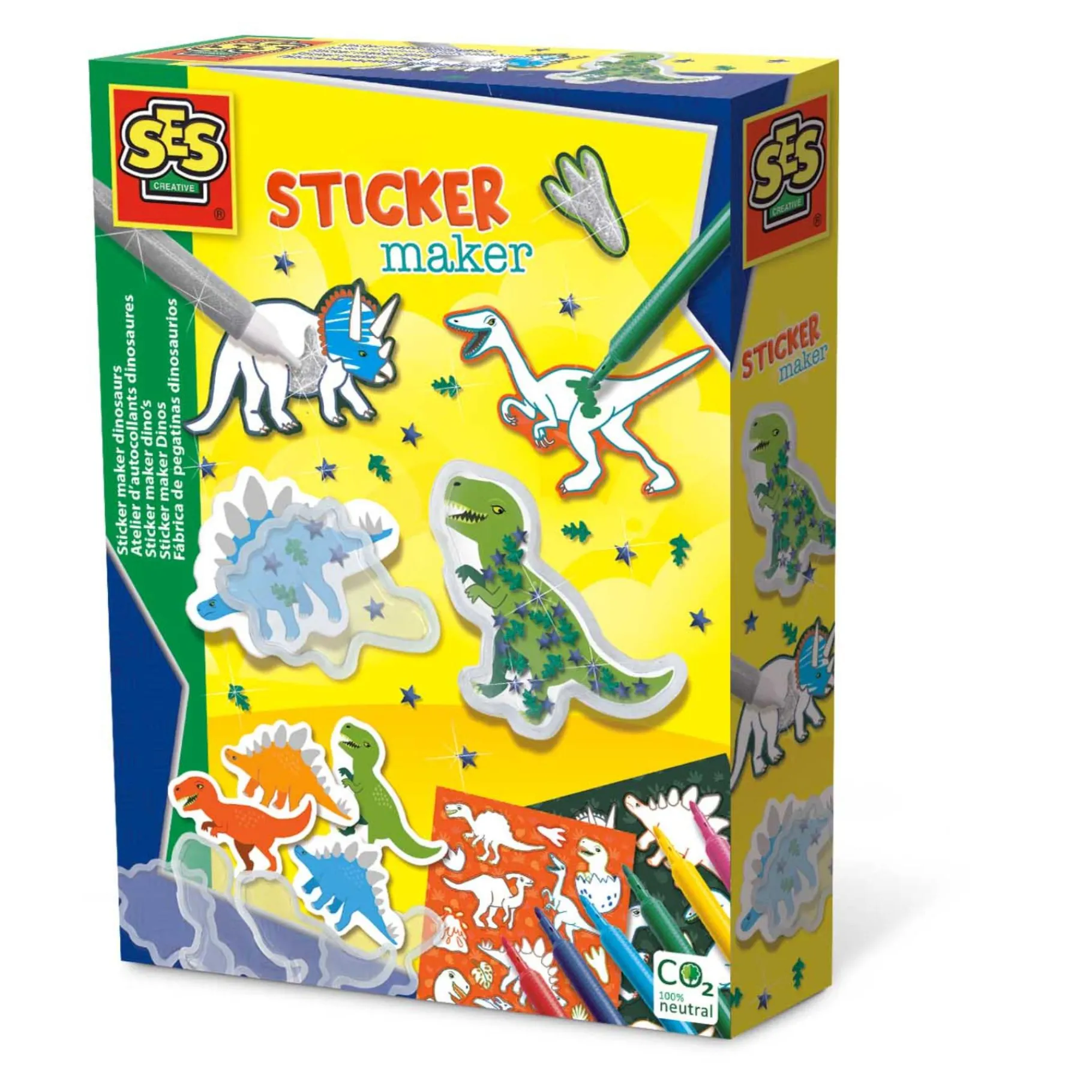 Stickers|Knutselen>Ses Dino Stickers Maken