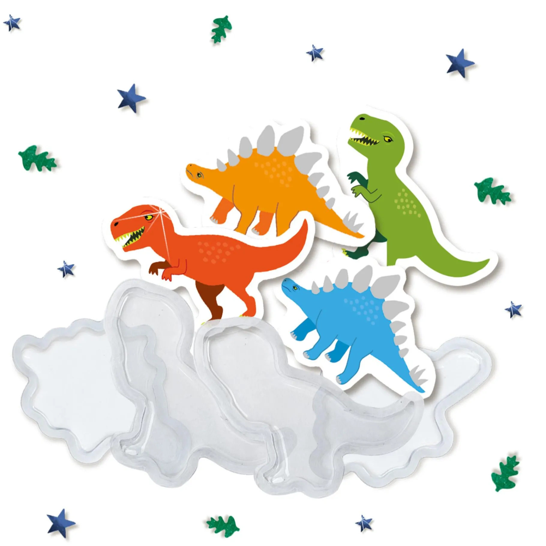 Stickers|Knutselen>Ses Dino Stickers Maken
