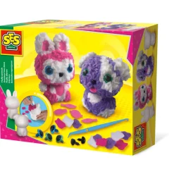 Knutselsets>Ses Fluffy Dieren