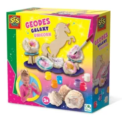 Knutselsets> SES geodes galaxy eenhoorn