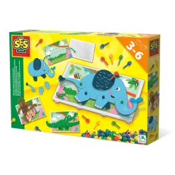 Knutselsets>Ses Ik Leer Mozaiek Dieren Puzzel