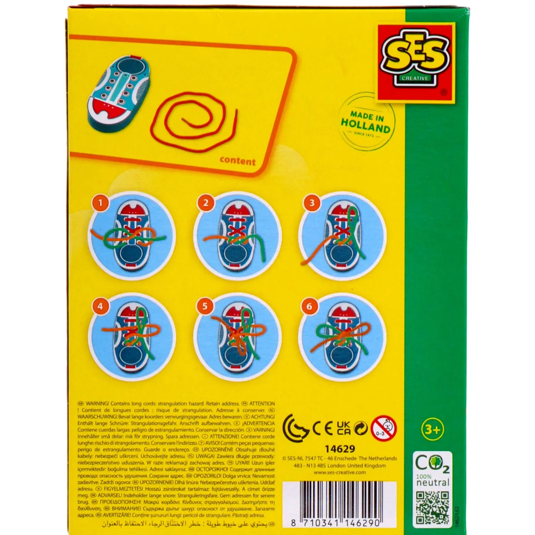 Knutselsets>Ses Ik Leer Veters Strikken