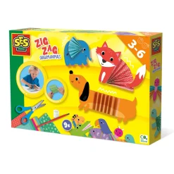 Knutselsets> SES Ik Leer Zig Zag Origami Dieren