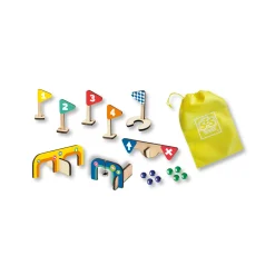 Knikkers>Ses Knikker Golf Parcours Hout