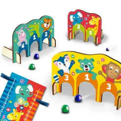 Knikkers></noscript>Ses Knikker Spel Poortjes Hout